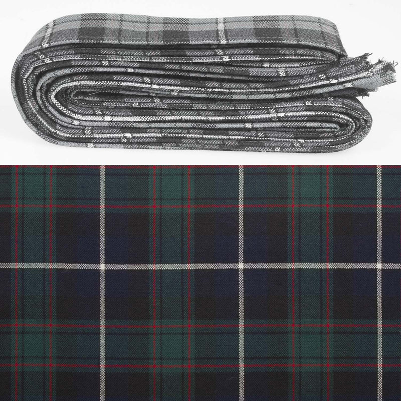 Wool Strip Ribbon in MacRae Hunting Modern Tartan - 5 Strips, Choose Your Width