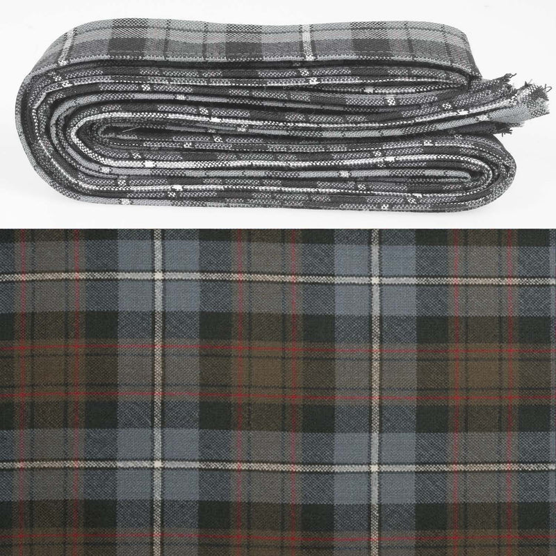 Wool Strip Ribbon in MacRae Hunting Weathered Tartan - 5 Strips, Choose Your Width