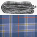 Wool Strip Ribbon in Musselburgh Tartan - 5 Strips, Choose Your Width