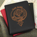 Nairn Clan Crest Leather Passport Cover