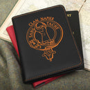 Napier Clan Crest Leather Passport Cover