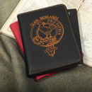Newlands Clan Crest Leather Passport Cover