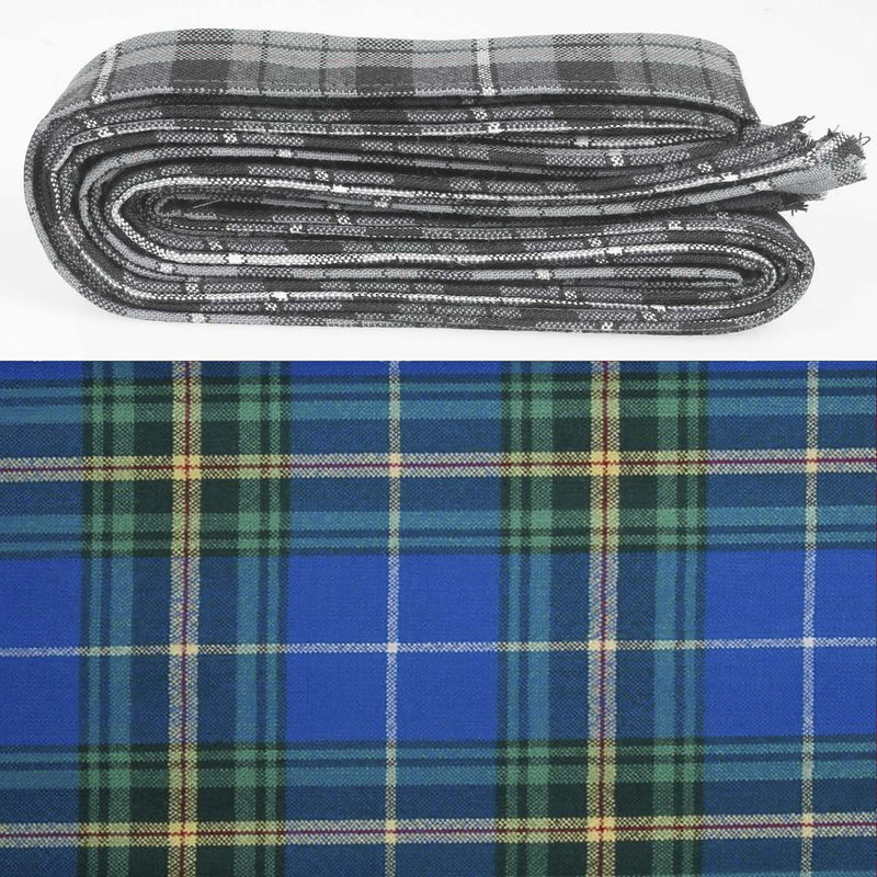 Wool Strip Ribbon in Nova Scotia Tartan - 5 Strips, Choose Your Width