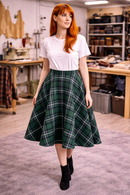 Full Lined Tartan Circle Skirt in Graham of Montrose Ancient