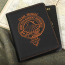 Pringle Clan Crest Leather Passport Cover