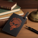 Clan Crest Engraved PU Leather Luggage Tag