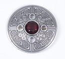 Celtic Spiral Plaid Brooch