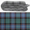 Wool Strip Ribbon in Russell Ancient Tartan - 5 Strips, Choose Your Width