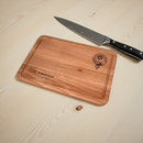 Clan Crest Engraved Wooden Chopping board