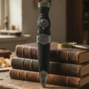 Celtic Plain Top Clan Crest Sgian Dubh