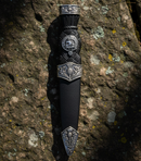 Thistle Plain Top Clan Crest Sgian Dubh