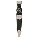 Thistle Plain Top Clan Crest Sgian Dubh