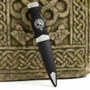 Celtic Pattern Top Clan Crest Sgian Dubh