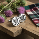 Round Thistle Cufflinks