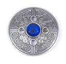 Celtic Spiral Plaid Brooch