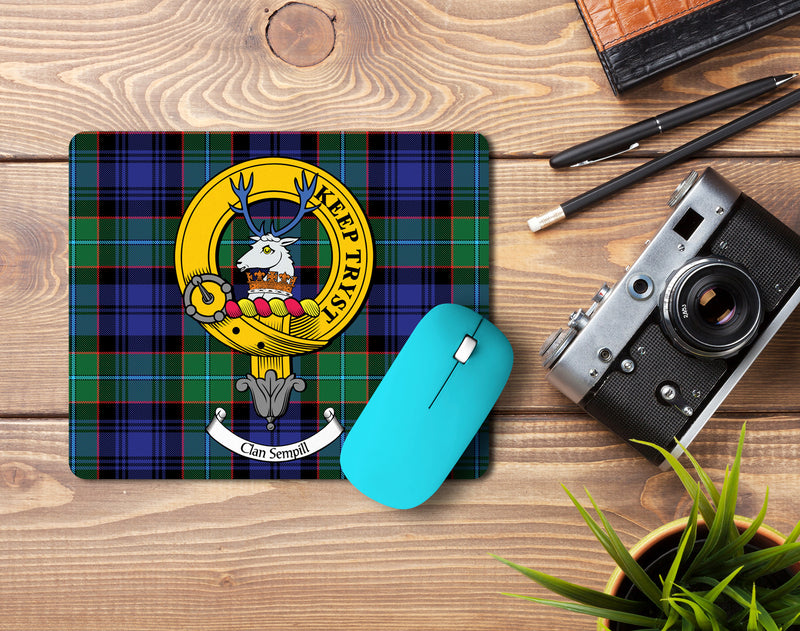 Sempill Clan Crest Mouse Pad