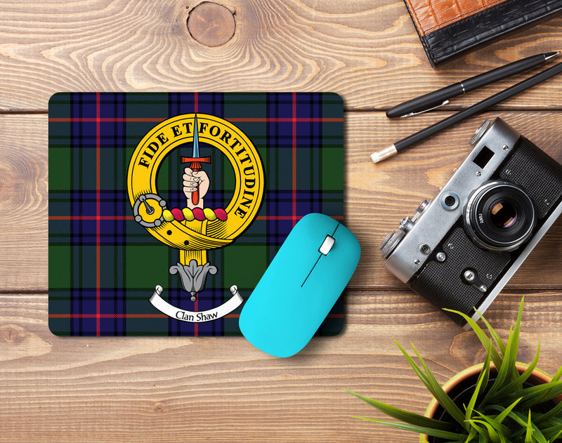 Shaw Clan Crest Mouse Pad