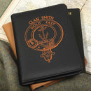 Smith Clan Crest Leather Passport Cover