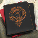 Spens Clan Crest Leather Passport Cover