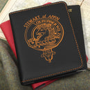 Stewart of Appin Clan Crest Leather Passport Cover