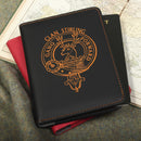 Stirling Clan Crest Leather Passport Cover