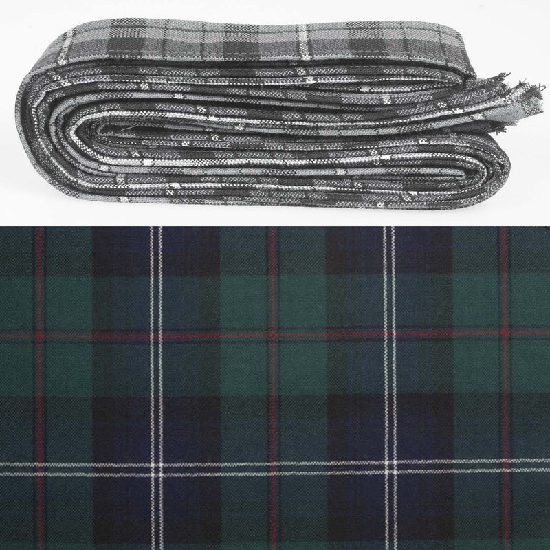 Wool Strip Ribbon in Urquhart Modern Tartan - 5 Strips, Choose Your Width