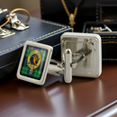 Abercrombie Clan Crest Cufflinks