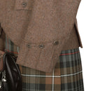 Argyll Kilt Jacket and Waistcoat- Brown Tweed