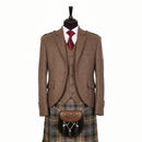 Argyll Kilt Jacket and Waistcoat- Brown Tweed