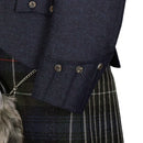 Argyll Kilt Jacket and Waistcoat- Elgin Blue Tweed