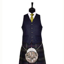 Argyll Kilt Jacket and Waistcoat- Elgin Blue Tweed