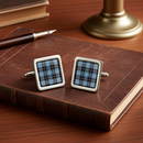 Clark Tartan Cufflinks - Choose Your Shape.