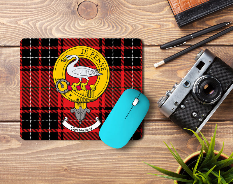 Wemyss Clan Crest Mouse Pad