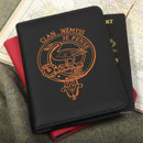Wemyss Clan Crest Leather Passport Cover
