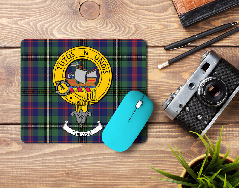 Wood Clan Crest Mouse Pad