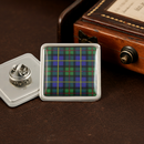 Square Tartan Pin Badge