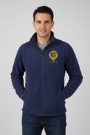 Unisex Clan Crest Embroidered Fleece Jacket