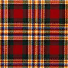 Tartan Square Tie Slide