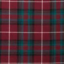 Wool Tartan Tie with Clan Crest Clip