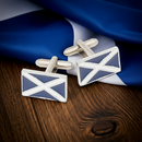 St. Andrews Saltire Enamel Cufflinks