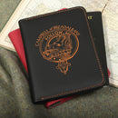 Campbell of Breadalbane Clan Crest Leather Passport Cover