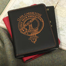 Carmichael Clan Crest Leather Passport Cover