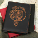 Carnegie Clan Crest Leather Passport Cover