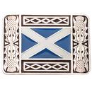 St. Andrews Saltire Enamel Belt Buckle