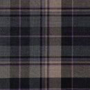 Clunie Burn Charcoal - medium weight  tartan - sold by the meter