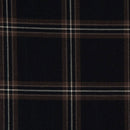 Dark Hebridean Peat - medium weight  tartan - sold by the meter