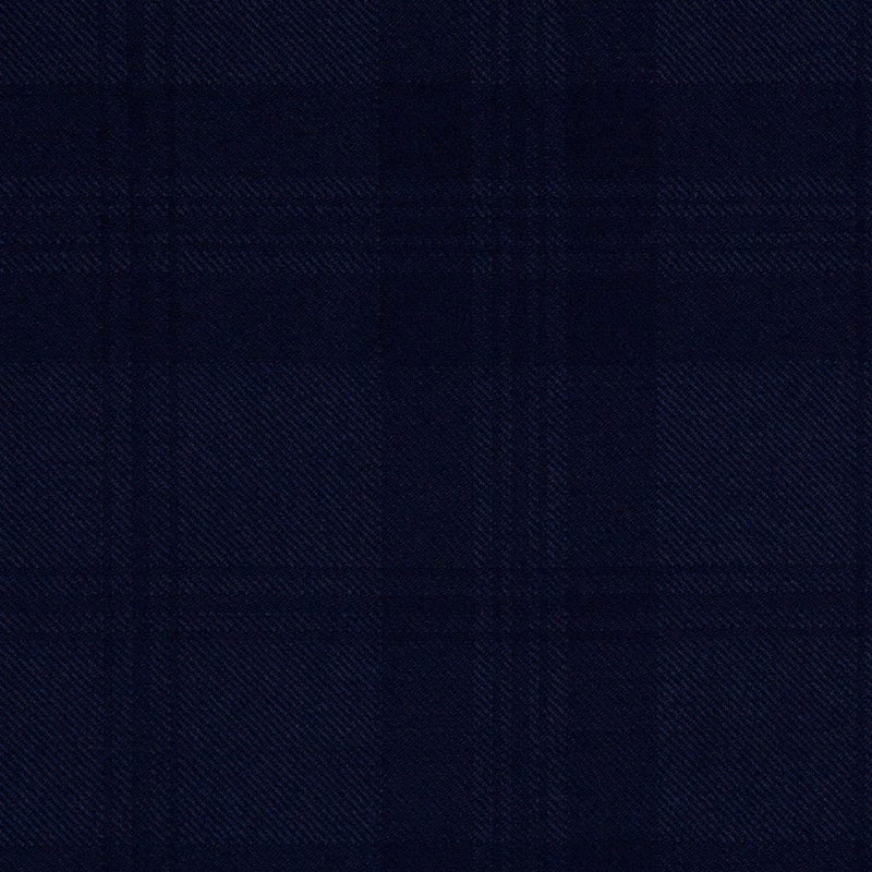 Dark Island Navy - medium weight  tartan - sold by the meter
