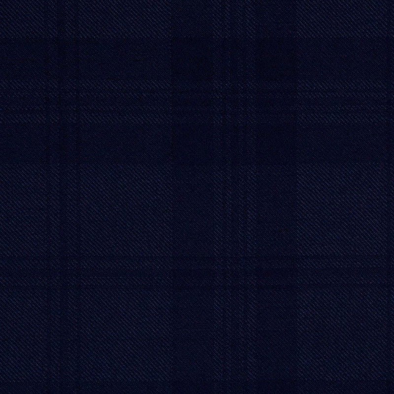 Dark Island Navy - medium weight  tartan - sold by the meter