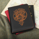 Douglas Clan Crest Leather Passport Cover