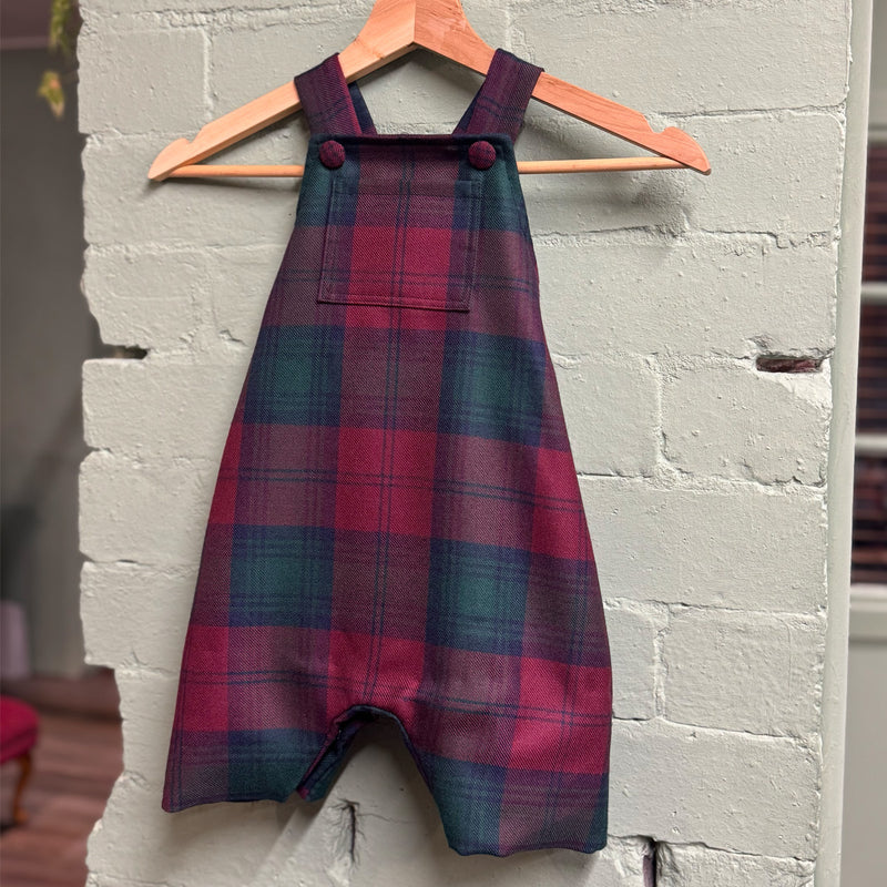 Tartan Dungarees up to Age 4
